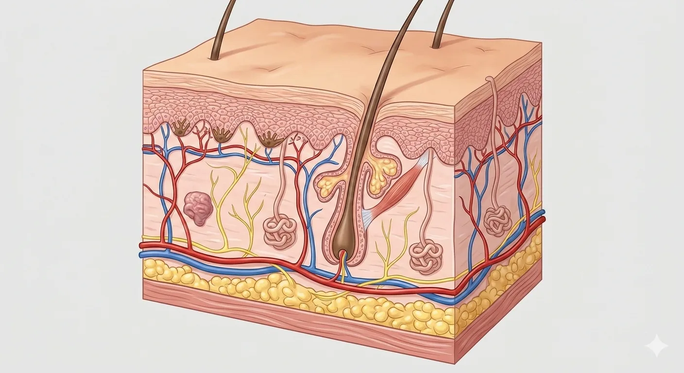 المحاضرة 3: مصطلحات في الجهاز الجلدي (Integumentary System) القسم الثاني