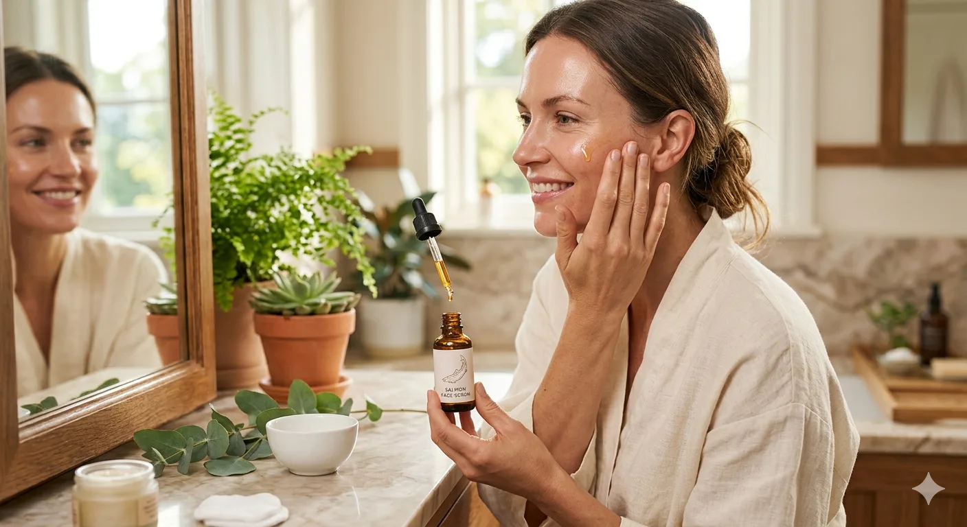 سيروم السالمون للوجه: ما بين الفوائد والأضرار!