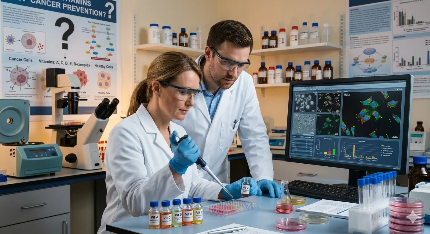هل الفيتامينات تقي من السرطان؟ تعرف على الإجابة العلمية!