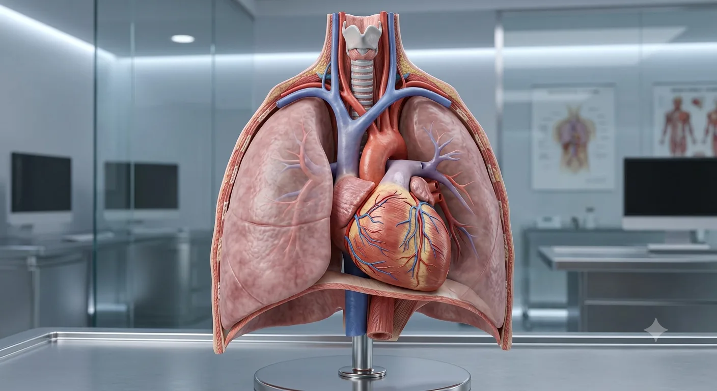 تشريح المنصف Mediastinum Anatomy تشريح الجهاز العصبي